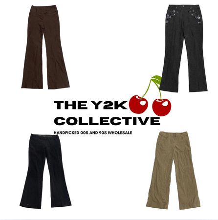 90s–00s Neutral Tone Officecore Trouser Bundle(TYC007)