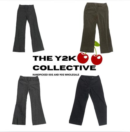 Y2K OfficeSiren Large Pantalon Large Bundle (TYC14)