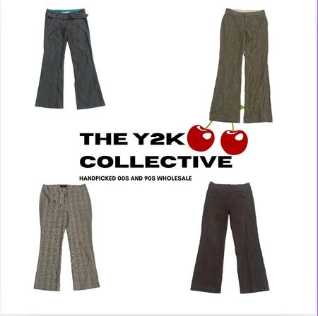 Y2K NYC Vibe Officecore Tailored Pants Bundle (TYC19)