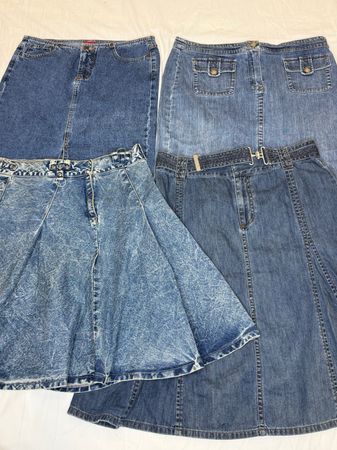 Jupe en denim Y2K | V-T182