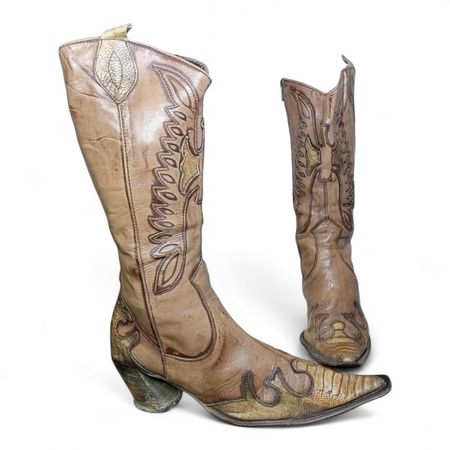 SA#341 Bottes Hautes Vintage pour Femmes