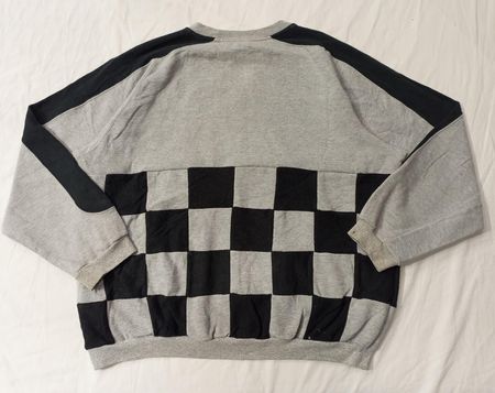 CR776 Upcycled Checkerboard Sweatshirt