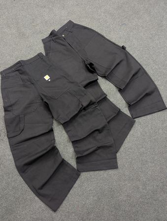 Carhartt Extra Baggy Heavyweight Rework Style Double Knee Black Pants