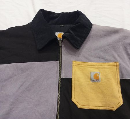 CR782 Upcycled Men's Carhartt Patchwork Jacket