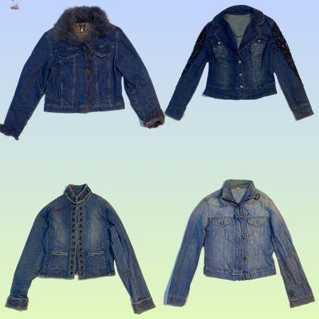 Y2K Unique Denim Jacket (TS-1529)