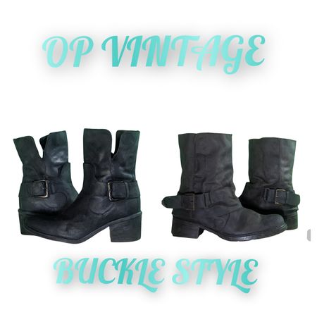 Op vintage 0077 buckle style boots