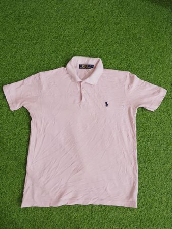 Polo plain solid color Collar T-shirt
