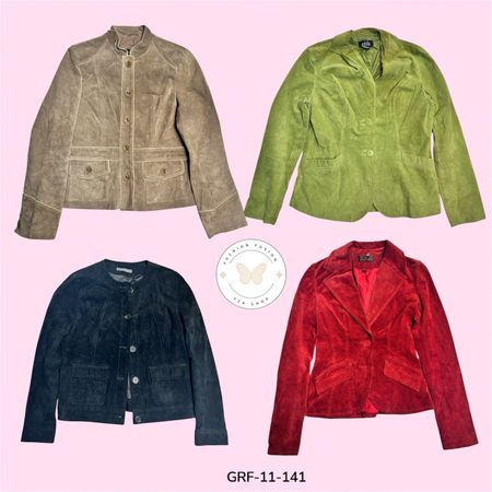 Chaqueta de Suede de Cuero Esencial – Diseñada para un Estilo Duradero (GRF-11-141)