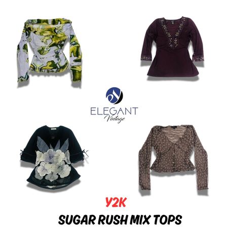 Y2K Sugar Rush Mix Tops - EV0899