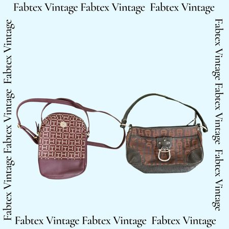 (FV-536) Y2K branded Bags ( Lacoste, Tommy Hilfiger , Juicy couture , Victoria secret , Liz Claiborne , BOC )