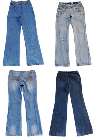 Jeans Flare Detailing 👖