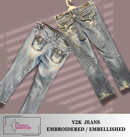 Jeans de campana Premium Y2K para mujeres