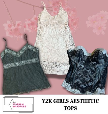 Y2K Aesthetic Camisole Tops