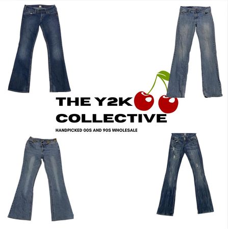 Calças Jeans Flare Clássicas e Bestseller dos Anos 90-2000