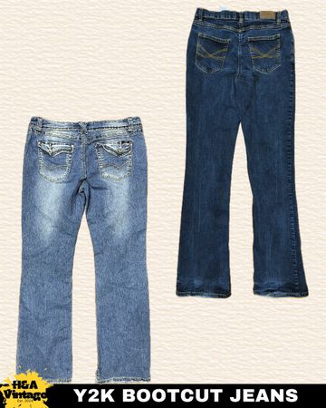 Y2K EMBROIDERED OR EMBELLISHED BOOTCUT JEANS