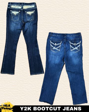 Y2K EMBROIDERED OR EMBELLISHED BOOTCUT JEANS