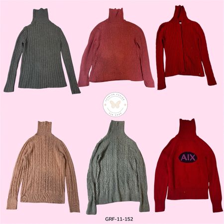 Minimalist Winter High-Neck Knit (GRF-11-152)