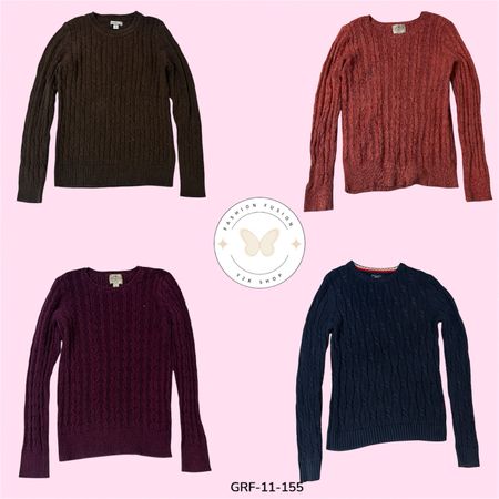 Premium Round Neck Sweater – Classic Comfort & Style (GRF-11-155)