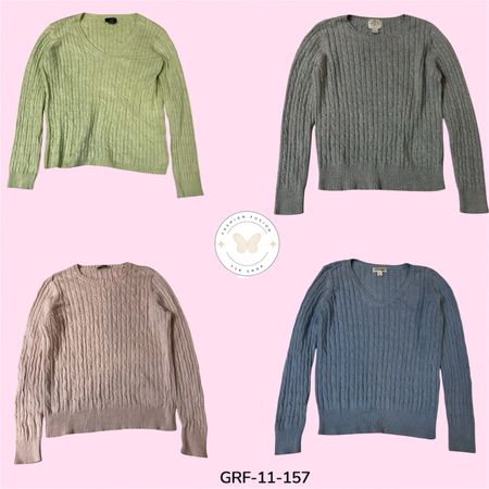 Elegant Beige Knit Sweater – Lightweight Comfort (GRF-11-157)