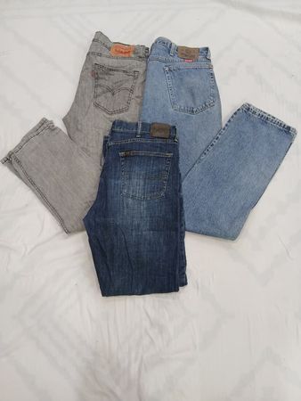 CRZ0834 Vintage L.L.W Denim Pants