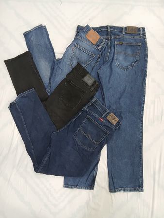 CRZ0837 Vintage L.L.W Denim Pants