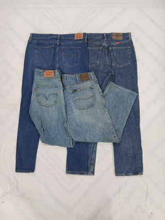 CRZ0845 Vintage L.L.W Denim Pants