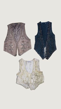 y2k Colete Beadado (M-170)