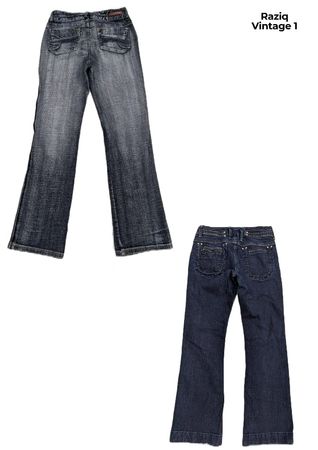 💥 RV1311 Y2K Women Bootcut Jeans