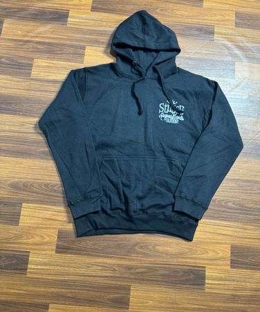 Stussy rework style jingle print hoodies