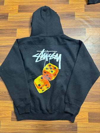 Sudaderas con capucha de color mezclado estilo rework de Stussy