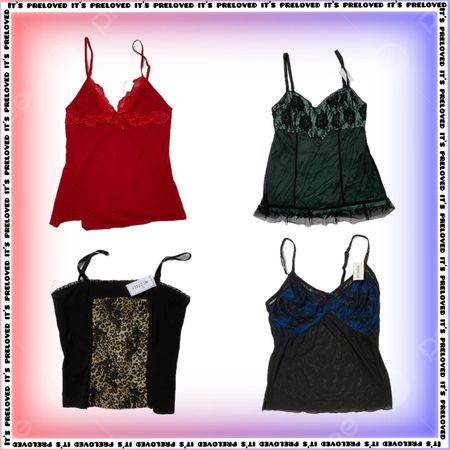 All Styles Lace and Net Camis (SS-1638)