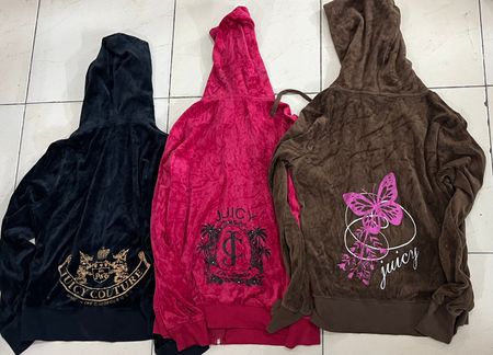 Ensemble vintage premium de sweat-shirts à capuche Juicy Couture