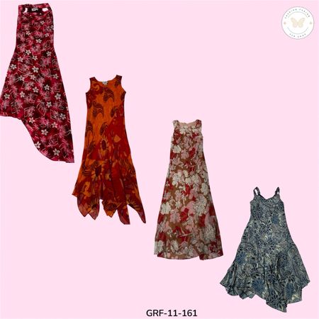 Robe Flora Poly – Imprimé botanique doux (GRF-11-161)