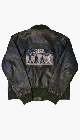 Leather Pilot Bomber - Beatles Abbey Road Edition
