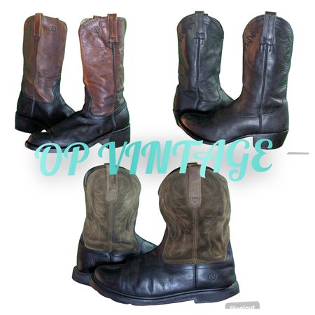 Op vintage 0086 Branded Cowboy Boots