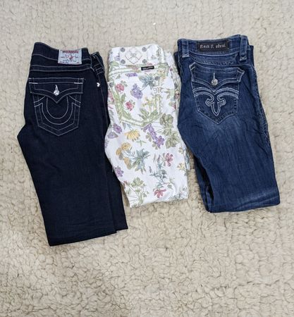 Miss Me, True Religion, Rock Revival jeans