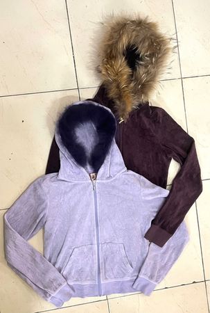 Vintage Juicy Couture Pelzkapuzenpullis