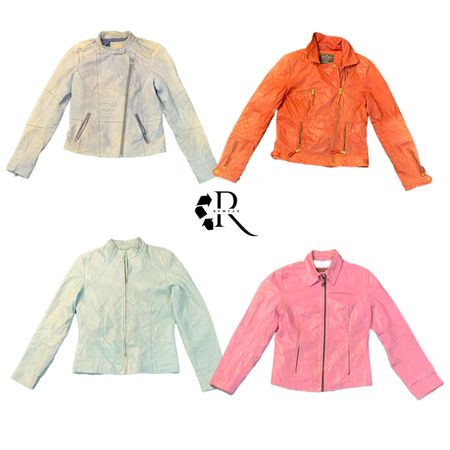 90s/Y2K Britney Era Girl Leather Jacket Rw-1252