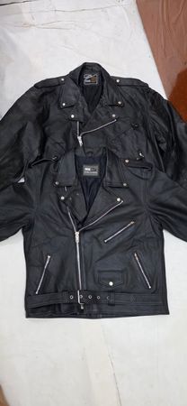 Men's d pocket vintage leather jackets