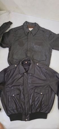 Men's vintage a2 style leather jackets