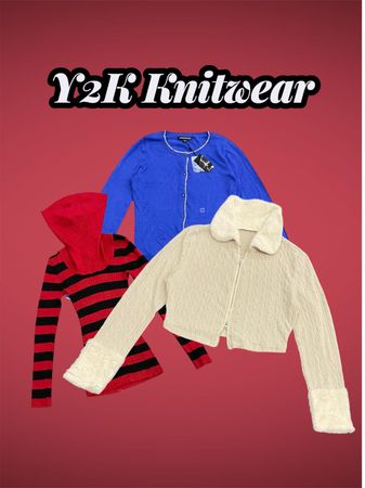 Y2K Preppy Chic Fitted Knitwear E6