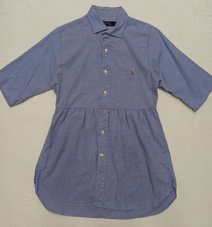 CR835 The Eco-Pony Empire Waist Shirtdress