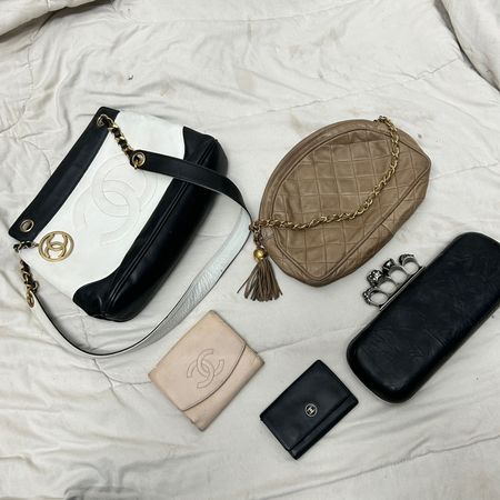 Chanel and Alexander MCQueen wallet