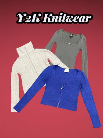 Y2K Fitted Knitwear