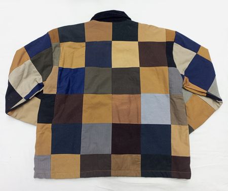 CR843 Upcycled Men's Carhartt Patchwork Jacket