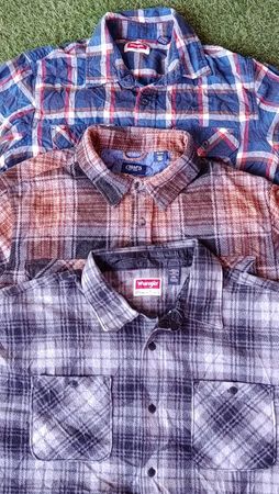 Branded flannel shirt 8Pcs (3225)
