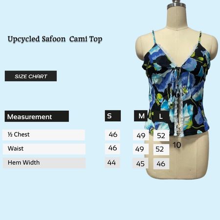 SS25 Upcycled Safoon Cami Tops