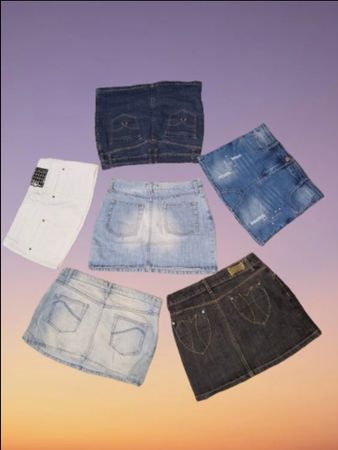 Jupes mini rouillées et autres (MSK-113)