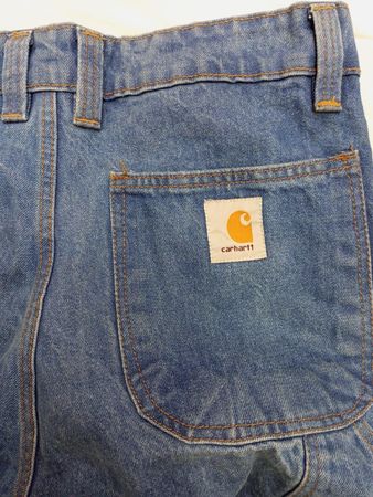 CR859 Upcycled Carhartt Denim Shorts