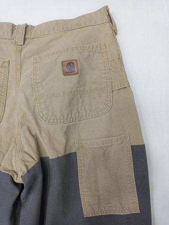 CR861 Upcycled Carhartt Colour Block Pants